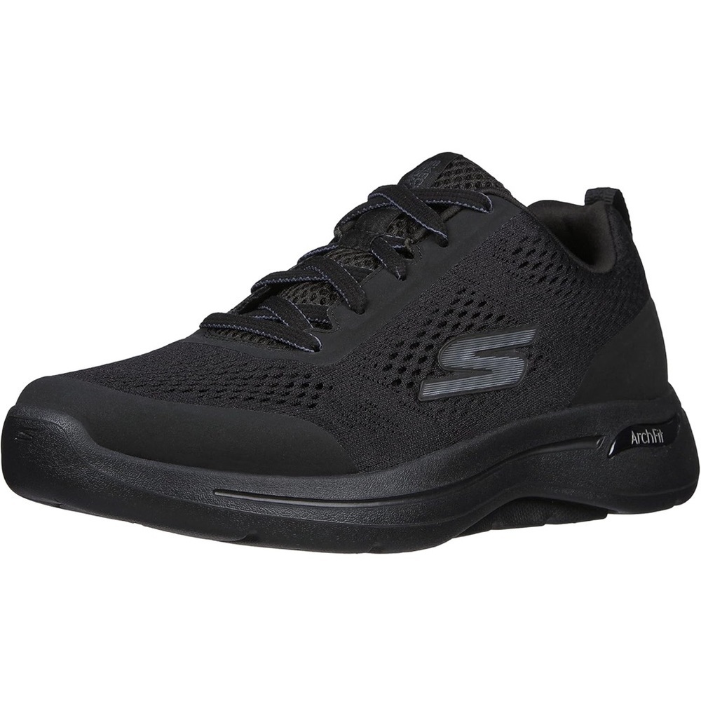 Skechers Men's Gowalk Arch Fit Idyllic Sneaker in Black - Picture 5 of 11